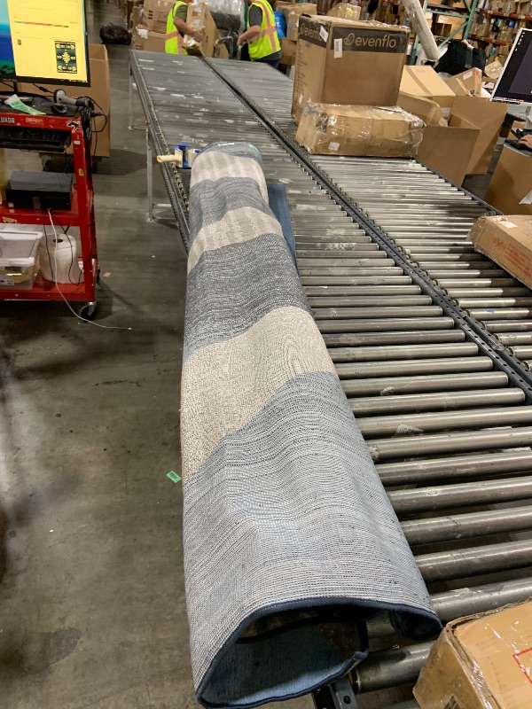 Photo 1 of Home Dynamix Premium Sagrada Southwestern Geometric Area Rug Blue/Grey, 7'8"x10'7"