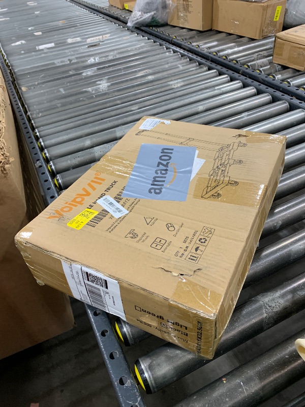 Photo 1 of Voipvvii Folding Hand Truck 500lbs, Portable Heavy Duty Dolly Cart, 6 Wheels Collapsible Luggage Cart with 2 Elastic Ropes - Compact Trolley Cart for Easy Moving - Ideal Hand Cart for Travel and More