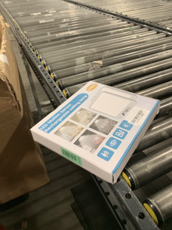 Photo 1 of Fussion Rechargeable Ceiling Light with Remote 2 Pack, Battery Operated Closet Lights Motion Sensored, 3 Color Temperatures Magnetic Mount LED Shower Lighting for Indoor Pantry Hallway Garage