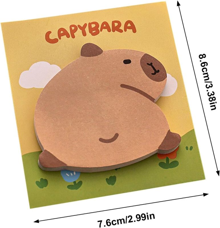 Photo 1 of Notepad, Capybara Sticky Notes - Creative Sticky Notes and Memo Pads for Easy Reminder - Memo Pad and Memo Pages for Home Office School Multipurpose Use 15 PACK 