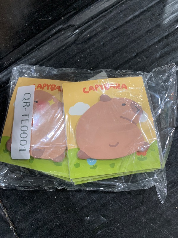 Photo 1 of Notepad, Capybara Sticky Notes - Creative Sticky Notes and Memo Pads for Easy Reminder - Memo Pad and Memo Pages for Home Office School Multipurpose Use 15 PACK 