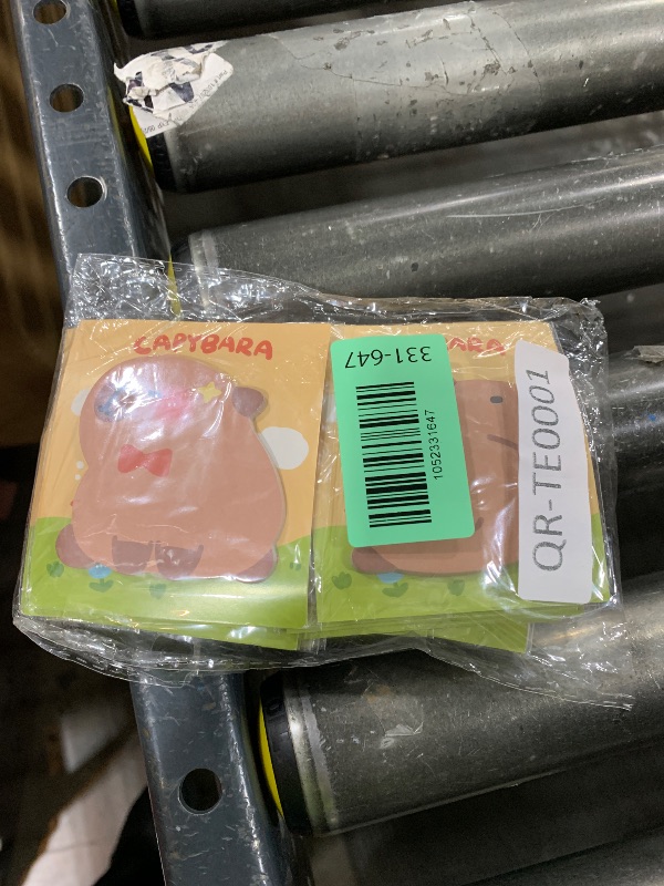 Photo 1 of Acunny Capybara Sticky Notes, Sticky Note Pad, Capybara Cartoon | Sticky Notes in Bright Colours, Erasable Notepad, Multipurpose Memo Pages 15 PACK 