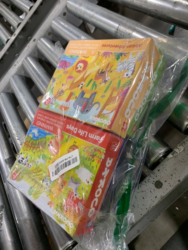 Photo 1 of QUOKKA Puzzles for Kids Ages 4-6 - Set of 4x60 Jigsaw Puzzles for Toddlers 3-5 - Animals Toys for Children 6-8 yo - Gift Educational Game for Boys & Girls