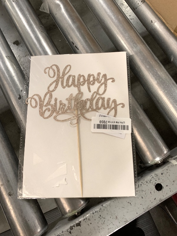 Photo 1 of "Happy Birthday" Cake Decor