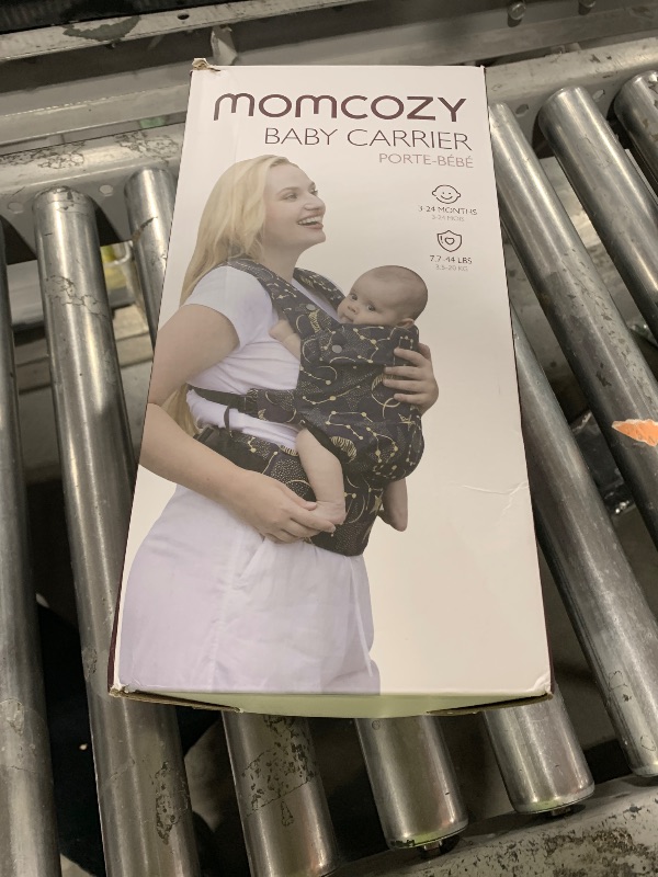 Photo 1 of Momcozy Baby Carrier - Ergonomic, Cozy and Lightweight Carrier for 7-44lbs, Effortless to Put On, Ideal for Hands-Free Parenting, Enhanced Lumbar Support, Purehug for Infant to Toddler, Black