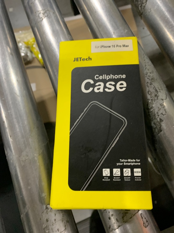 Photo 1 of JETech Slim Case for iPhone 16 Pro Max 6.9-Inch with Camera Lens Full Protection, Ultra-Thin Lightweight Matte Finish Minimalist Protective Phone Cover (Black Titanium)