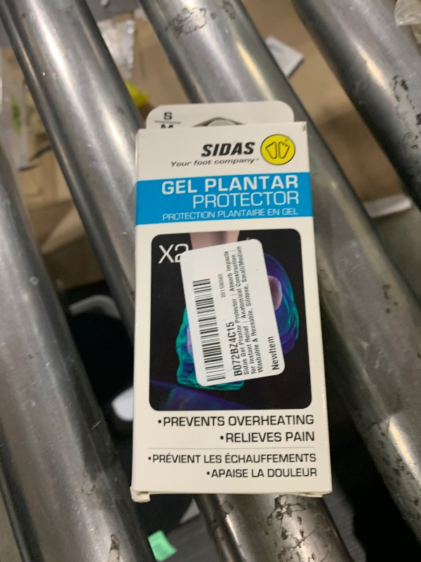 Photo 1 of Sidas Gel Plantar Protector | Absorb Impacts for Instant Relief | Anatomical Construction | Washable & Reusable, Silitene, Small/Medium