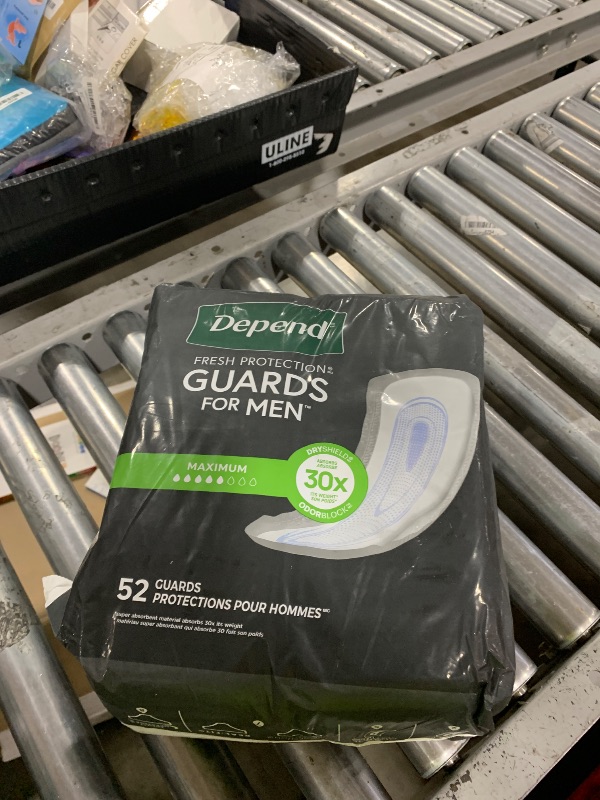 Photo 1 of Depend Guards for Men Cs/208 (4 Pks of 52)