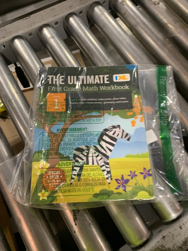 Photo 1 of The IXL Ultimate 1st Grade Math Workbook, Activity Book for Kids Ages 6-7 Covering Addition, Subtraction, Place Value, Geometry, Counting Money, ... and More Mathematics (IXL Ultimate Workbooks)