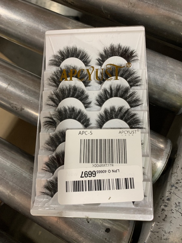 Photo 1 of APCYUST Lashes Wispy False Eyelashes Volume Cat Eye Strip Lash Natural Look Fluffy Fake Mink Lashes Strips 7 Pair Cateye Eyelash Demi Wispies Natural Eye Lashes Pack Short Full Pestañas Postizas Set