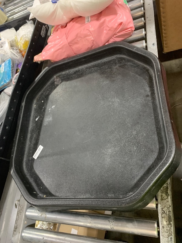 Photo 1 of Learning Through PLAYtrays Tuff Tray for Sensory Play (Large, Black) – Premium Textured Play Tray for Toddlers – Sand and Water, Sensory Bin for Preschool, Montessori, Classroom & Home