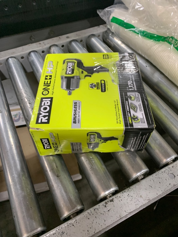 Photo 1 of RYOBI - ONE+ HP 18V Brushless Cordless 4-Mode 1/2 in. High Torque Impact Wrench (Tool Only) - PBLIW01B