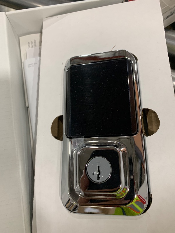 Photo 1 of Kwikset Halo Wi-Fi Smart Lock, Keyless Entry Door Deadbolt, Geofence Auto-Unlock, Grade AAA Certified, No Hub Easy Install, Satin Nickel Lifetime Finish Warranty, Touchscreen