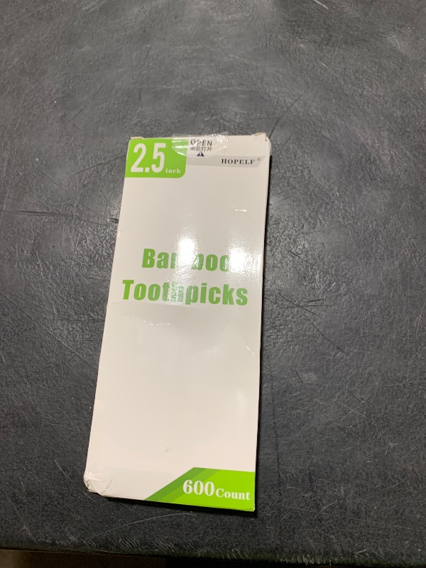 Photo 1 of 600 Count Bamboo Toothpicks for Teeth Cleaning, Appetizer, Olive, Barbecue, Fruit, Double-Points Wooden Toothpick.