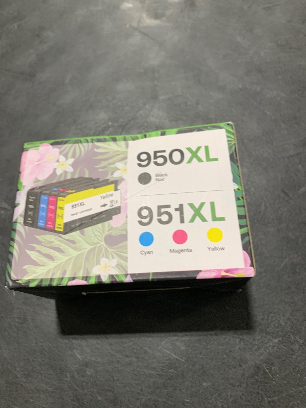 Photo 1 of DAM aila Compatible 950XL 951XL Ink Cartridge Replacement for HP OfficeJet Pro 8600 8610 8620 8100 8630 8660 8640 8615 76DW 251DW, Black, Cyan, Magenta, Yellow, 4-Pack