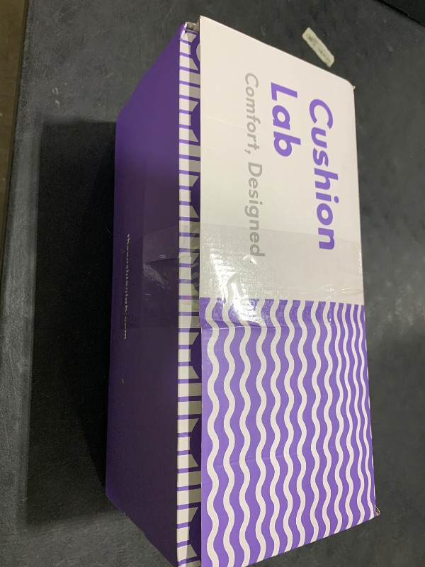 Photo 1 of C CUSHION LAB Deep Sleep Pillow, Patented Ergonomic Contour Design for Side & Back Sleepers, Orthopedic Cervical Shape Gently Cradles Head & Provides Neck Support & Shoulder Pain Relief - Calm Grey