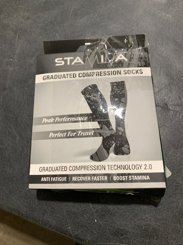 Photo 1 of Physix Gear Compression Socks - Best Men & Womens Compression Sock for Circulation, Running, Nurses, Athletic Use Sock Compression, Blood Pressure Socks, Calcetines de , All, Black, S/M