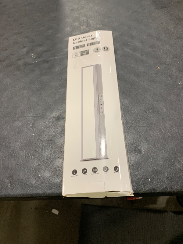 Photo 1 of Motion Sensor Closet Lights, Eye Protection Design Under Cabinet Lighting Wireless with Remote Control, 3 Color Temps & Dimmable, Rechargeable Under Counter Light for Kitchen, Wardrobe, Shelf, Pantry