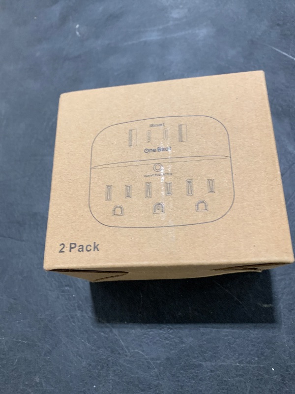 Photo 1 of One Beat 2 Pack Multi Plug Outlet Splitter with USB,Surge Protector Outlet Extender with 3 Wall Outlets 4 USB Wall Charger(2 USB C),490 J, ETL Listed,Small Outlet Adapter Plug Extender for Travel,WH