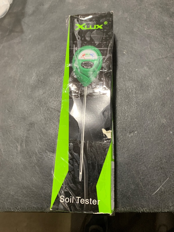 Photo 1 of XLUX Soil Moisture Meter, Plant Water Monitor, Hygrometer Sensor for Gardening, Farming, Indoor and Outdoor Plants, No Batteries Required