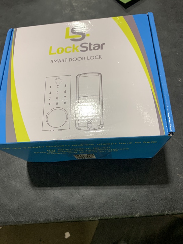 Photo 1 of LOCKSTAR® Smart Door Lock • Keyless Entry Deadbolt Door Lock • Multiple Entry Methods – APP • Fingerprint Touch ID • Keypad Code • Card FOB • Traditional Key • Smart Home Devices