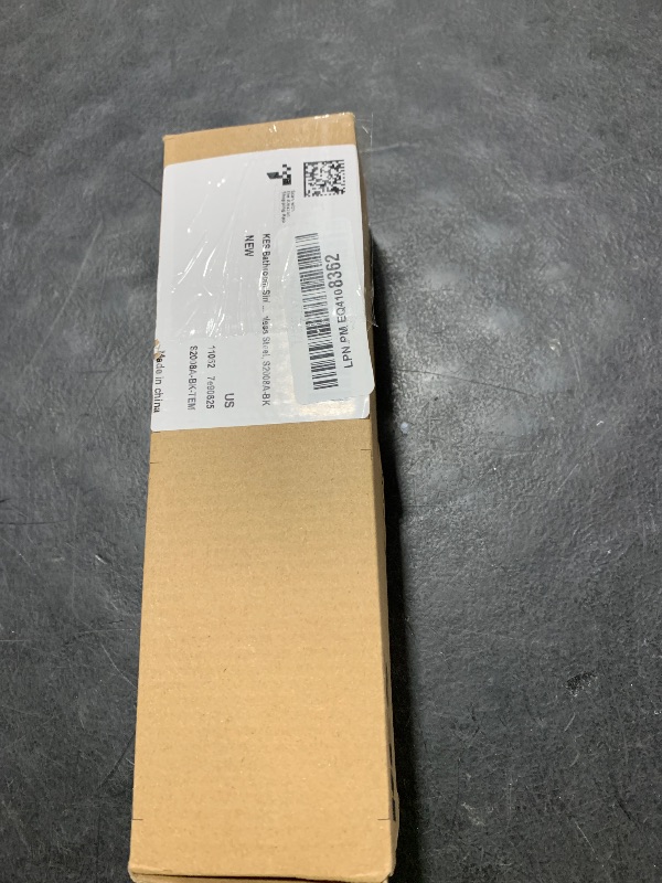 Photo 1 of KES Bathroom Sink Drain with Overflow Vessel Sink Stopper Pop Up Drain Assembly Matt Black for 1.6"-1.9" Sink Hole, All Metal Rustproof Brass and 304 Stainless Steel, S2008A-BK