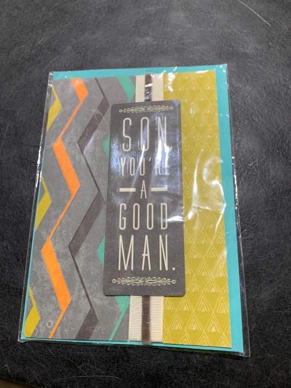 Photo 1 of Hallmark Birthday Card for Son (Good Man, Great Son)