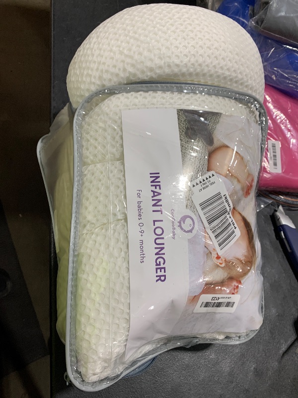 Photo 1 of CooCooBaby Infant Lounger, Baby Nest Cover for Baby Girls & Boys, Newborn Essentials for Baby 0-12 Months, 100% Cotton Breathable (DustyRose)