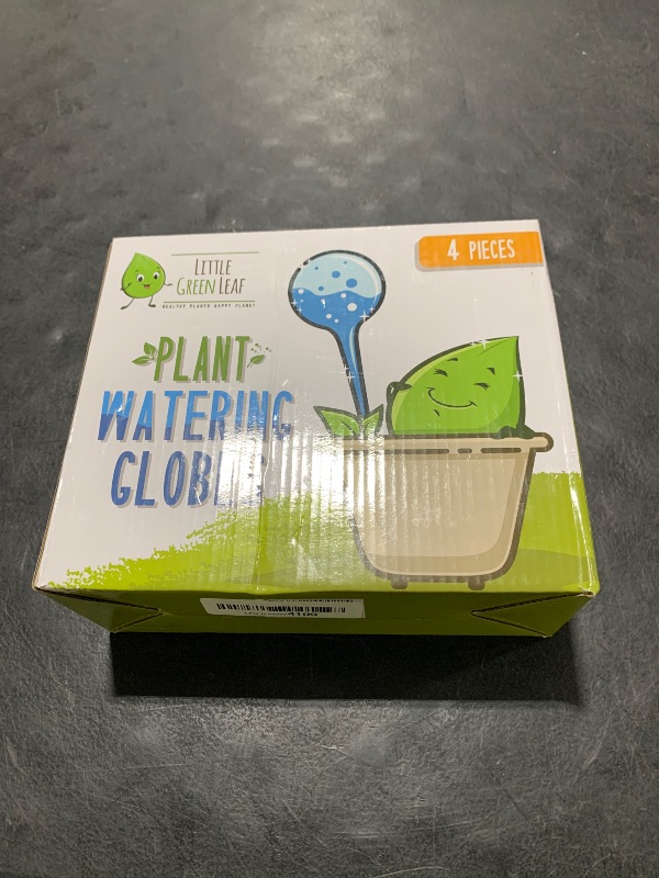 Photo 1 of LGL Plant Watering Globes - Automatic Self Watering Globes. Decorative Self Watering Planter Inserts Made From Hand-Blown Durable Glass. Self Watering Spikes to Support Plant Health. 4 Pack x 100ml.