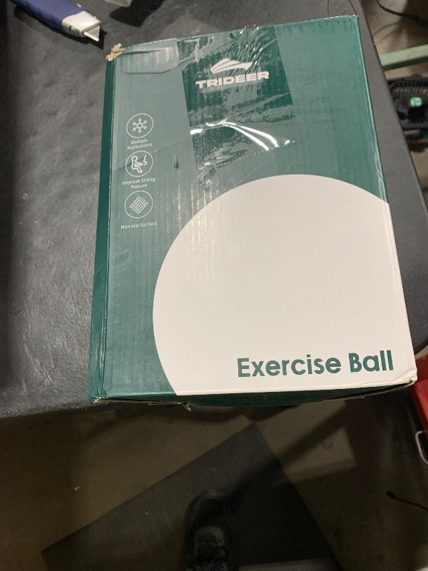 Photo 1 of Trideer Yoga Ball for Exercise, Pregnancy & Birthing, 5 Sizes Exercise Ball for Physical Therapy, Stability, Fitness, Quick Pump Included