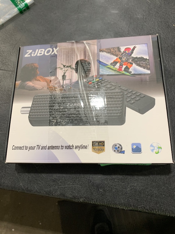 Photo 1 of ZJBOX Digital Converter Box for TV,1080P ATSC tv Tuner Box with hdmi Output and 3RCA Cables Hidden Behind TV?with Power Adapter?2-in-1 Remote?TV Program Recording&Playback,USB Media Player