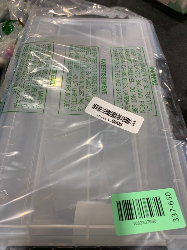 Photo 1 of Plano 3741 Deep Waterproof Stowaway, Clear, 14" x 9" x 2.88"