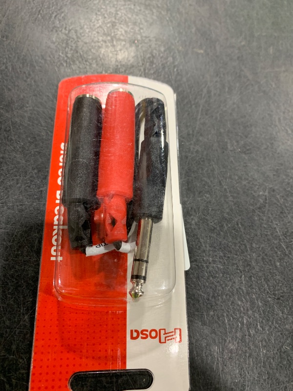 Photo 1 of HOSA YPP-117 1/4" TRS to Dual 1/4" TSF Stereo Breakout Cable
