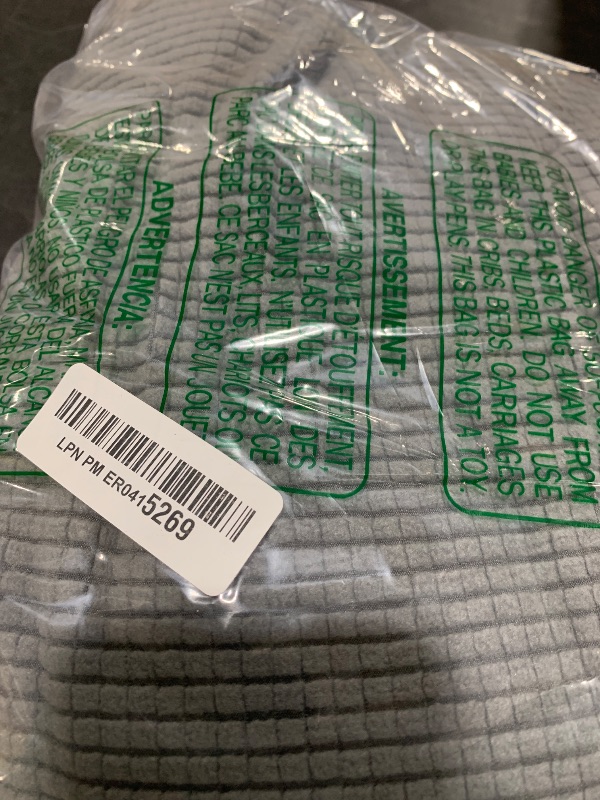 Photo 1 of H.VERSAILTEX Super Stretch Individual Seat Cushion Covers, Thick Jacquard Textured Twill Fabric (3 Piece XL Sofa Cushion Covers, Grey)