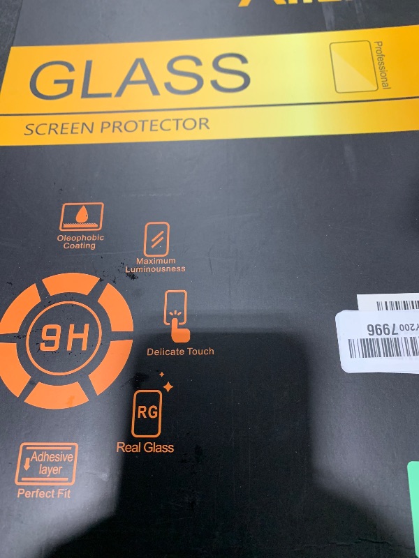 Photo 1 of Ailun 2 Pack Screen Protector for iPad Pro 12.9 Inch Display [2022 & 2021 & 2020 & 2018 Release] Tempered Glass [Face ID & Apple Pencil Compatible] Ultra Sensitive Case Friendly
