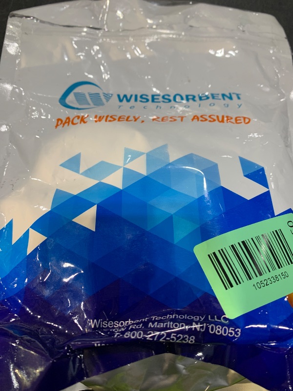 Photo 1 of Wisesorb Silica Gel Packets, 20 Gram 15 Packs Dessicant Packets for Storage, Pure and Safe Silica Gel Desiccant Packs, Humidity Packs