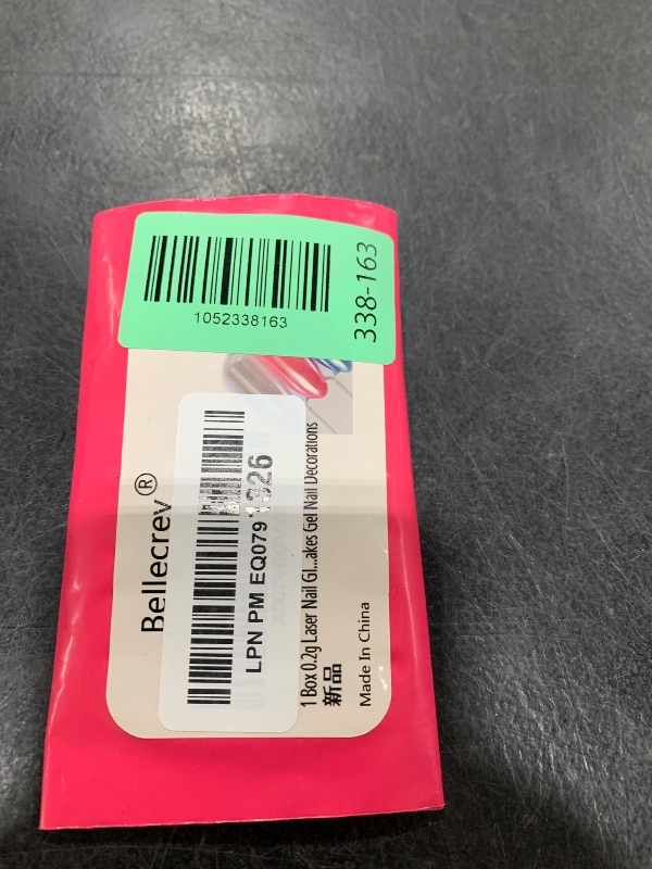 Photo 1 of 1 Box Laser Nail Glitter Peacock Mirror Powder Laser Dust Nail Art Chrome Pigment Powder Rose Gold Silver Mix Nail Art Glitter Sequins DIY Sparkly Paillette Charm Flakes Gel Nail Decorations