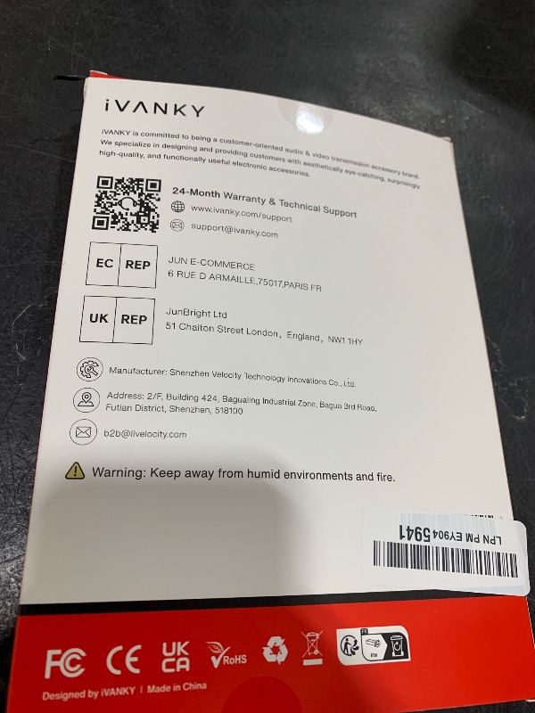 Photo 1 of IVANKY 8K Mini DisplayPort to DisplayPort Cable 6.6ft, Bi-Directional Mini DP to DP Cable 8K@60Hz, 4K@144Hz, 32.4Gbps HD [Thunderbolt 2 Compatible] Aluminum Shell, Gold-Plated Braided for MacBook, PC