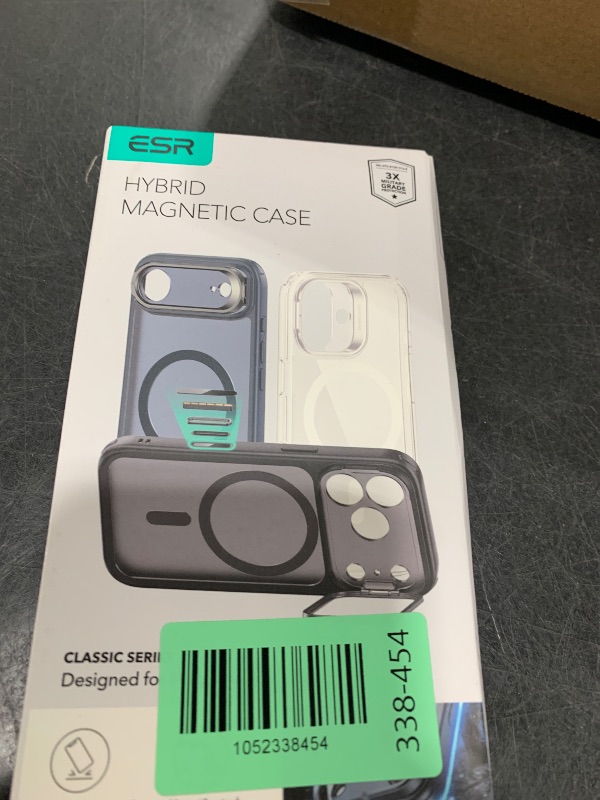 Photo 1 of ESR for iPhone 17 Pro Max Case with Stash Stand, Camera Control Cover Compatible with MagSafe, Military-Grade Drop Protection Phone Case for iPhone 17 Pro Max, Scratch-Resistant Back Cover, Clear