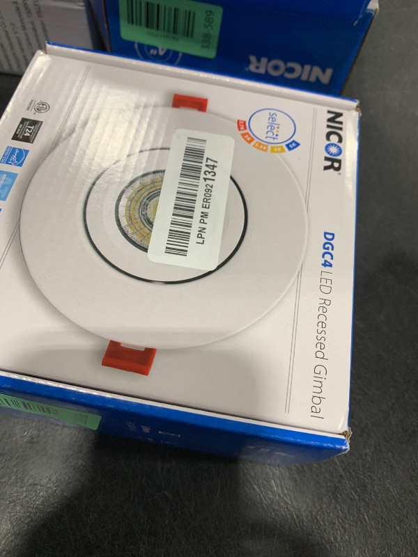 Photo 1 of DGC 4-inch White Selectable Canless Adjustable Gimbal LED Recessed Downlight (DGC43120SRDWH)
