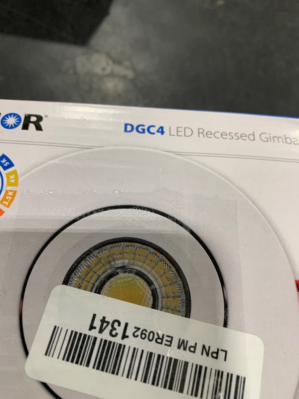 Photo 1 of DGC 4-inch White Selectable Canless Adjustable Gimbal LED Recessed Downlight (DGC43120SRDWH)1052338584

