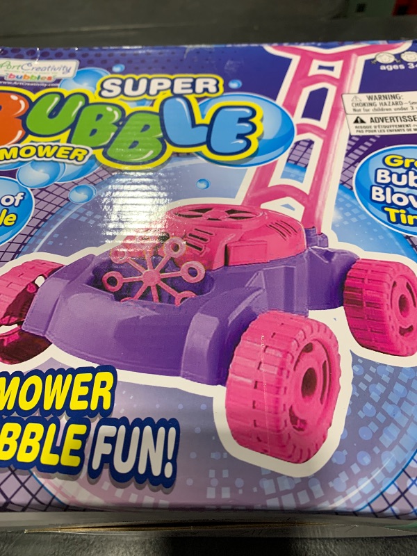 Photo 1 of ArtCreativity Bubble Lawn Mower for Toddlers 1-3, Kids Bubble Machine for 1-Year-Old Girl Gifts, Summer Outdoor Push Gardening Toys for Kids Age 1 2 3+ Halloween Birthday Gifts for Preschool Girls