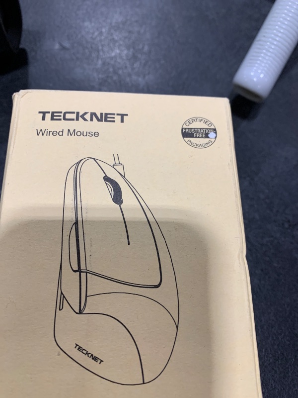 Photo 1 of TECKNET Wired Mouse, 6400 DPI Ergonomic Mouse 6 Buttons Silent Mice 4 Adjustable DPI Vertical Mouse Compatible with Windows/Chrome/Laptop/Computer