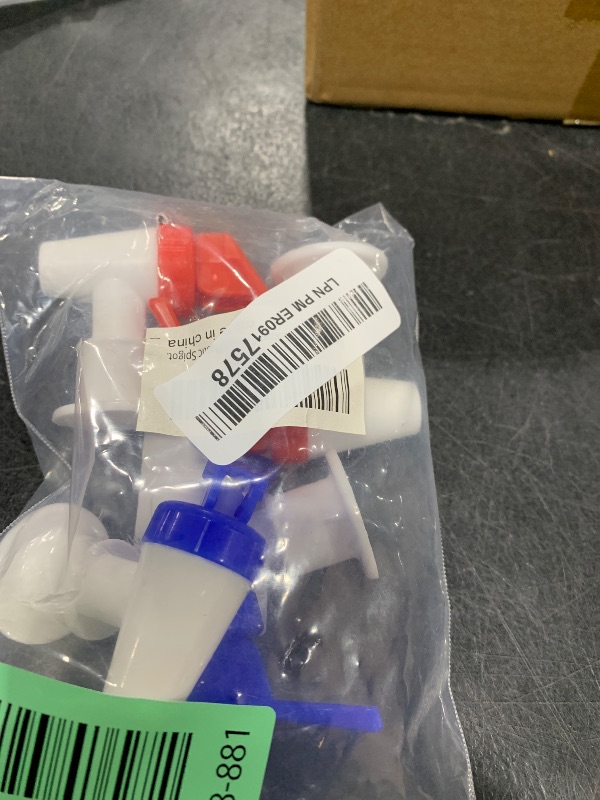 Photo 1 of Replacement Cooler Faucet - 2 Blue and 2 Red Water Dispenser Tap Set - Internal Thread Plastic Spigot.…