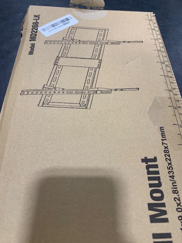 Photo 1 of Mounting Dream UL Listed TV Mount for Most 37-75 Inch TV, Universal Tilt TV Wall Mount Fit 16", 18", 24" Stud with Loading Capacity 132lbs, Max Vesa 600 x 400mm, Low Profile Flat Wall Mount Bracket