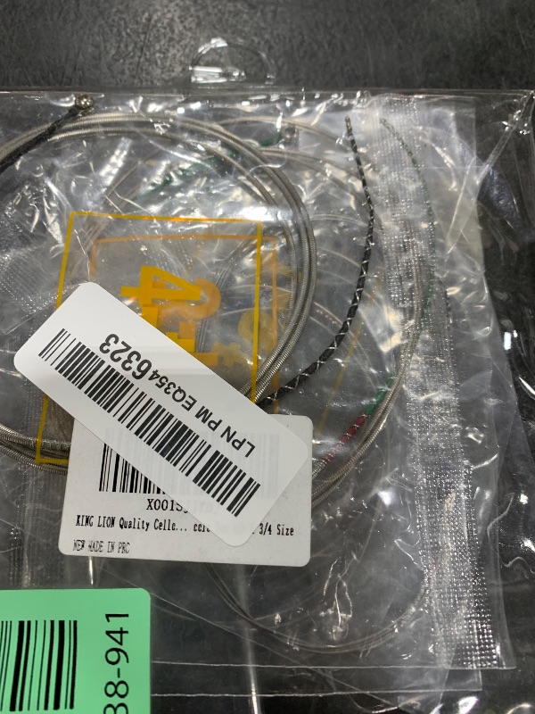 Photo 1 of Q QINGGE Cello Strings Full Set (A-D-G-C) Steel rope core cello a strings for 4/4 & 3/4