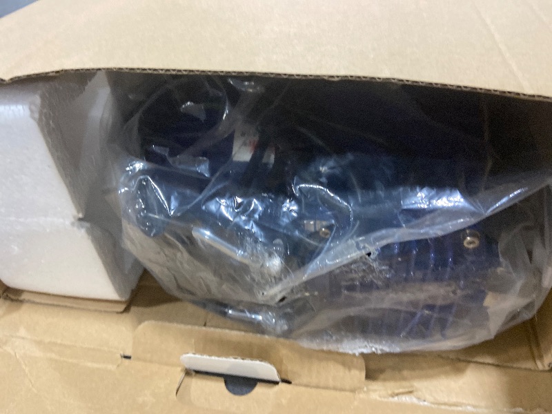 Photo 1 of Paasche D3000R 1/5 HP Compressor with Tank, Regulator and Moisture Trap, Blue & Black