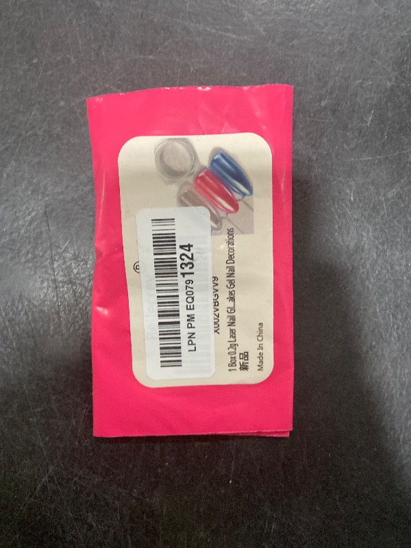 Photo 1 of 1 Box Laser Nail Glitter Peacock Mirror Powder Laser Dust Nail Art Chrome Pigment Powder Rose Gold Silver Mix Nail Art Glitter Sequins DIY Sparkly Paillette Charm Flakes Gel Nail Decorations