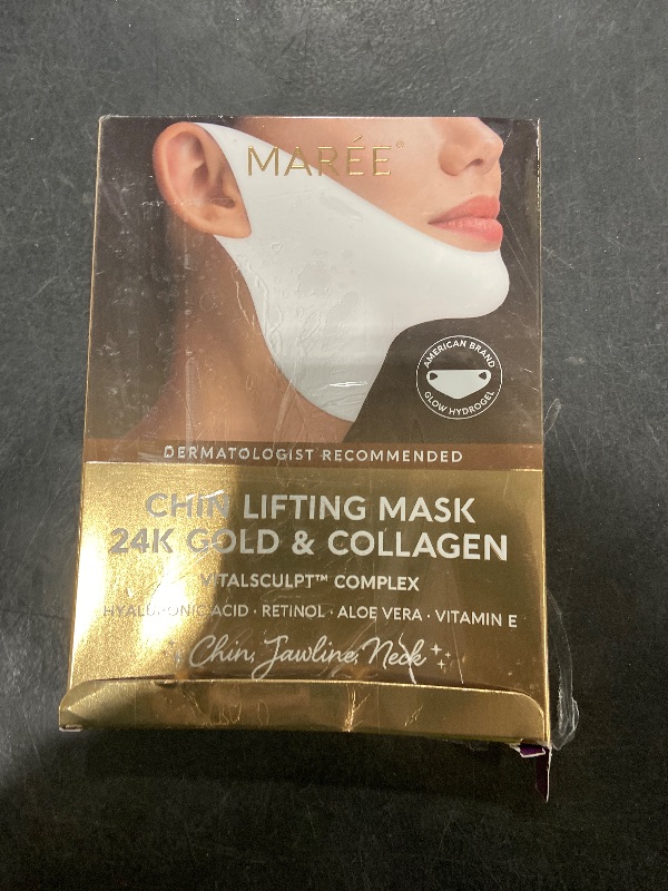 Photo 1 of chin lifting mask 24k gold