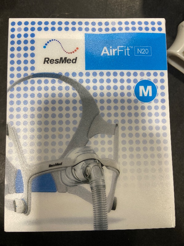 Photo 1 of Nasal Pillow Tube Frame for AirFit N20, Upgrade Replacement Frame Elbow Assembly with Headgear, Frame, Tube and Cushion for N20 (M)